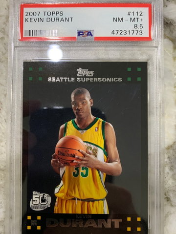 Kevin Durant Topps Black 112