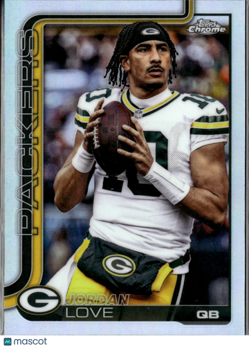 Jordan Love 2025 Topps Chrome Green Bay Packers