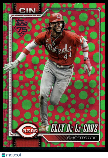 2026 Topps Elly De La Cruz #150 Holiday Polka Dots