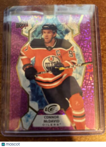 2021-22 Upper Deck Ice Connor McDavid Parallel/Variety
