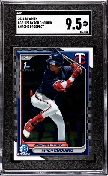 2024 Bowman Chrome Prospect Byron Chourio #BCP-129 SGC 9.5