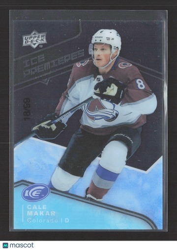2020 Upper Deck Ice Ice Premieres Cale Makar #149 /99