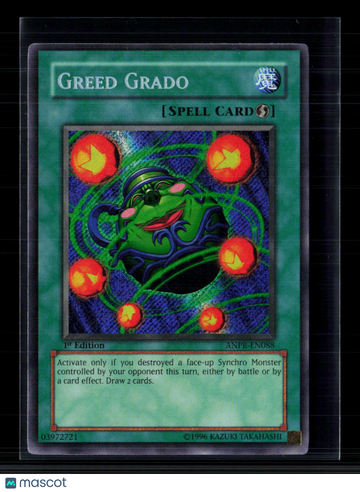 2009 Ancient Prophecy Greed Grado 1st Edition