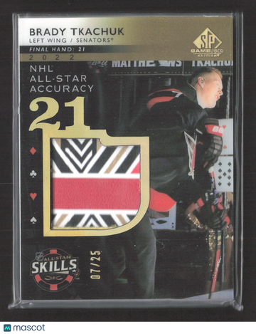 2022-23 Upper Deck SP Game Used Brady Tkachuk Relic