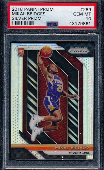 Mikal Bridges 2018 Prizm Silver RC