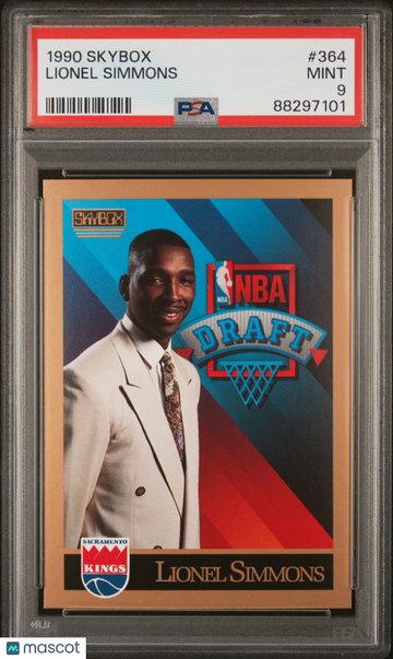 1990 Skybox Lionel Simmons #364 PSA 9