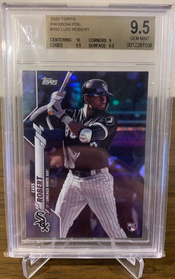 LUIS ROBERT 2020 Topps Series 2 Rainbow Foil BGS 9.5 GEM MINT