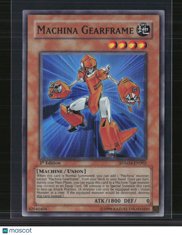 Machina Mayhem Structure Deck Machina Gearframe 1st Edition