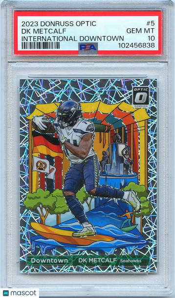 2023 Panini Donruss Optic DK Metcalf #5 [Base] Insert PSA 10