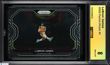 2020 Panini Prizm LeBron James #1 MBA 8