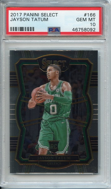 Jayson Tatum Premier Select Rookie PSA 10