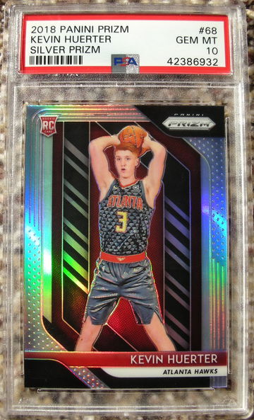 Kevin Huerter 2018 Prizm #68 Silver Prizm PSA 10