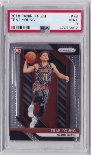 Trae Young 2018 Prizm PSA 9