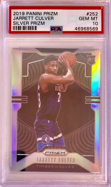 2019 Jarrett Culver Silver Prizm PSA 10