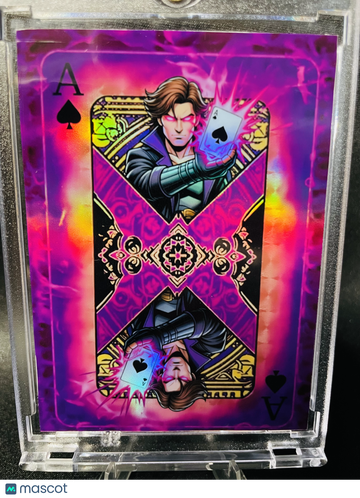 2026 Marvel Gambit Custom Card Rainbow Holo Holographic Spades Customs