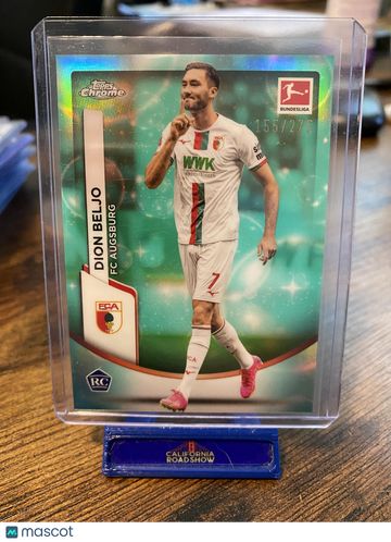 2024 Bundesliga Dion Beljo #3 Teal RefractorTeal Refractor Seriel Numbered