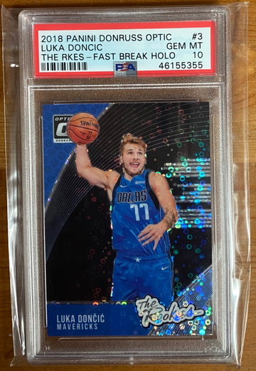 Luka Doncic Optic The Rookies Fast Break Holo