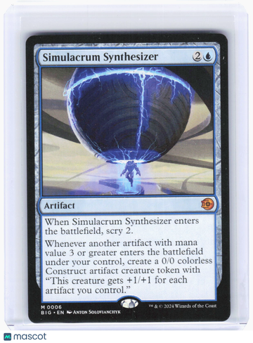 Outlaws of Thunder Junction: The Big Score Simulacrum Synthesizer Non-Foil Mythic #6