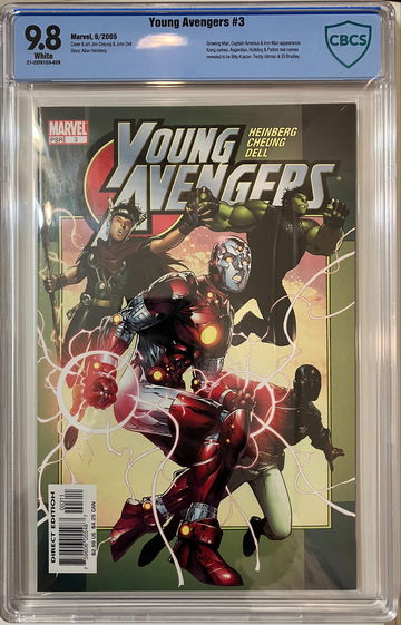YOUNG AVENGERS # 3 MARVEL COMICS 2005 CBCS 9.8 WHITE PAGES  BEAUTIFUL  (CGC)
