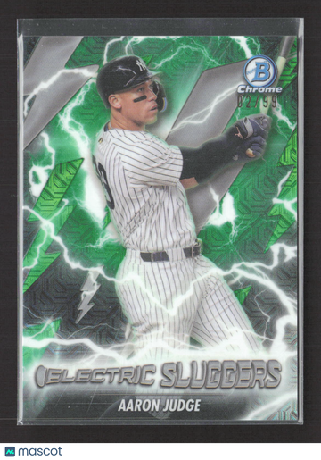 2026 Bowman Chrome Electric Sluggers Aaron Judge #ES-15 Green Refractor /99