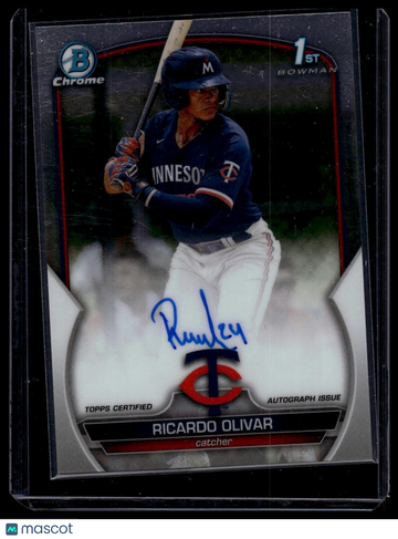 2023 Bowman Chrome Ricardo Olivar #CPA-RO Prospect Autographs AU