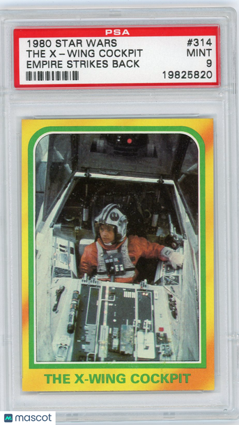 1980 Star Wars Empire Strikes Back The X-Wing Cockpit #314 PSA 9