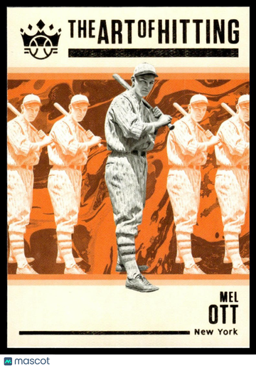 2021 Panini Diamond Kings Mel Ott #AOH-5 The Art of Hitting
