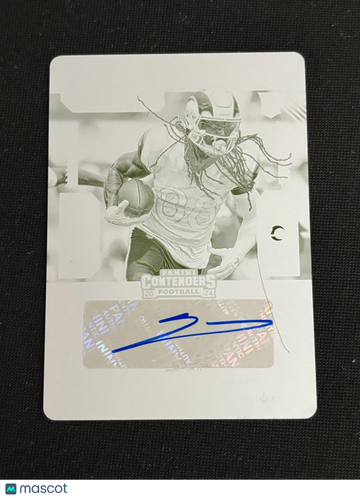 2024 Jordan Whittington Printing Plate Panini Authentic
