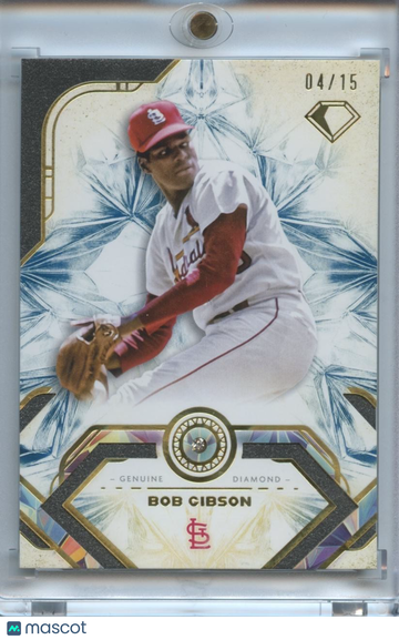Bob Gibson 2025 Diamond Icons Gem St. Louis Cardinals 4/15 #58