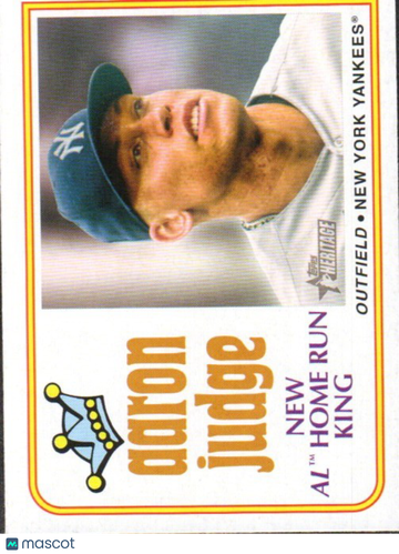 2023 Topps Heritage Aaron Judge #1