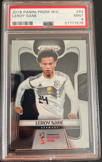 2018 Panini Prizm World Cup Leroy Sane PSA 9