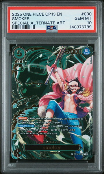 2025 One Piece Carrying On His Will Special Alternate Art Smoker #OP10030 PSA 10