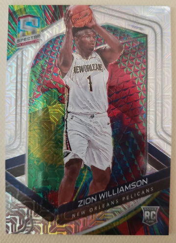 2019-20 Spectra META VARIATION Zion Williamson RC #13/25 SSP