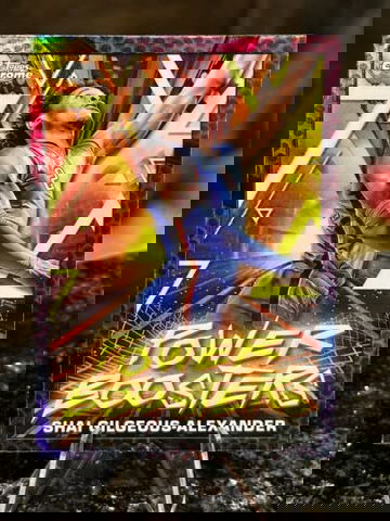 2023-24 Topps Chrome SHAI GILGEOUS-ALEXANDER PINK Power Boosters SSP Thunder