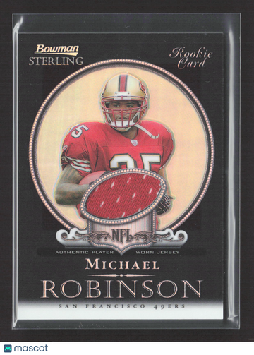 2006 Bowman Sterling Michael Robinson #BS-MR Refractor Authentic Player Worn Jersey