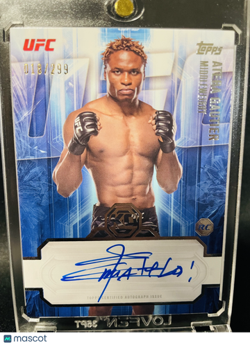 2026 Topps Knockout UFC Ateba Gautier #KOA-AGR /299 RC