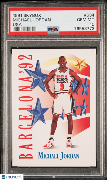 1991 Skybox Michael Jordan #534 Usa PSA 10