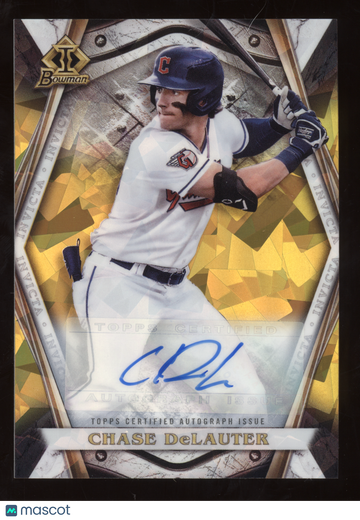 2022 Bowman Draft Invicta Chase DeLauter #BI-13 Autograph Gold Atomic /50