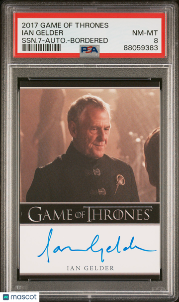 2018 Game Of Thrones Season 7-Autograph Ian Gelder Bordered PSA 8