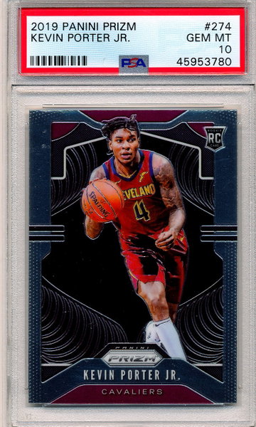   Kevin Porter Jr 2019-20 Panini Prizm #274 PSA 10 Gem Mint Rookie Card RC Cavaliers
