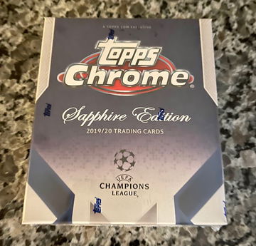 UEFA Sapphire - 2019/20 - See back (minor tear in factory seal as received from Topps)