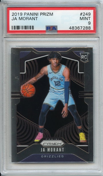 Ja Morant Prizm Rookie PSA 9