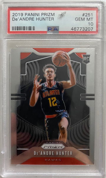 2019 Panini Prizm De’Andre Hunter PSA 10 GEM-MINT
