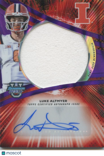 2025 Luke Altmyer Topps