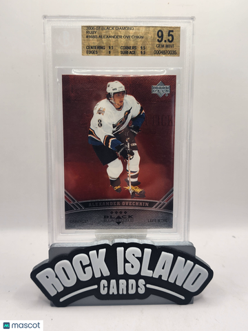 2006 Upper Deck Black Diamond Alexander Ovechkin #168B Ruby /100 BGS 9.5