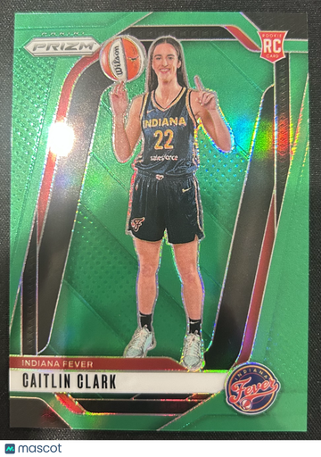 2024 Panini Prizm WNBA Caitlin Clark #145 Green RC