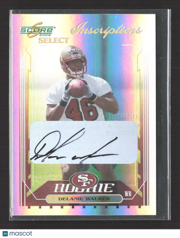 2006 Score Select Inscriptions Delanie Walker #426