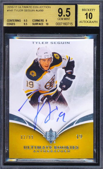 2010-11 Ultimate Collection #141 Tyler Seguin  Auto Rookie /99
