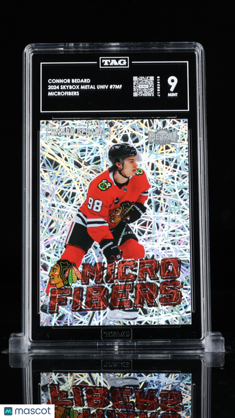 2024 SkyBox Metal Universe Connor Bedard #7MF TAG 9