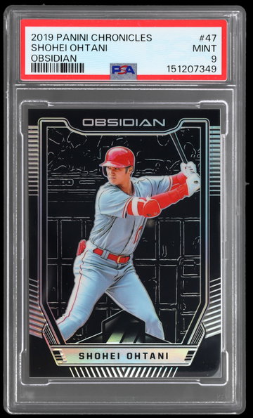 2019 Panini Chronicles Obsidian Shohei Ohtani PSA 9